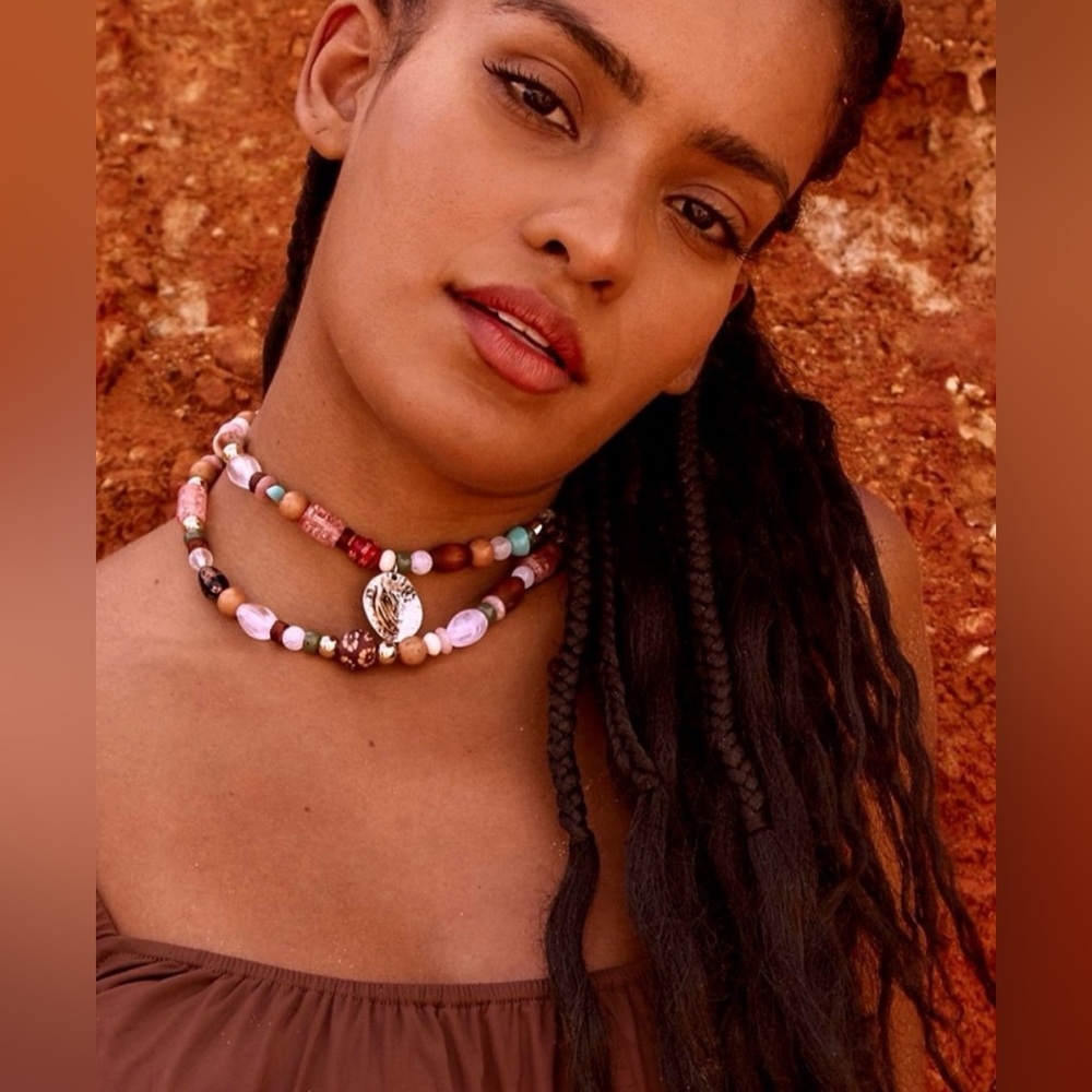 Free People Kaui Beaded Choker